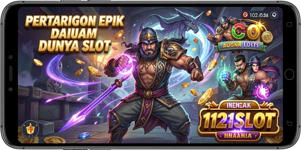 Tampilan gameplay seru dalam pertarungan 1121SLOT.