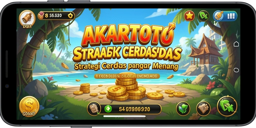 Tampilan gameplay AKARTOTO dengan strategi yang mendebarkan.