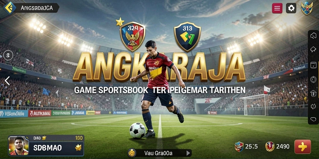 Screenshot utama ANGKARAJA menampilkan gameplay taruhan yang dinamis dan menarik.
