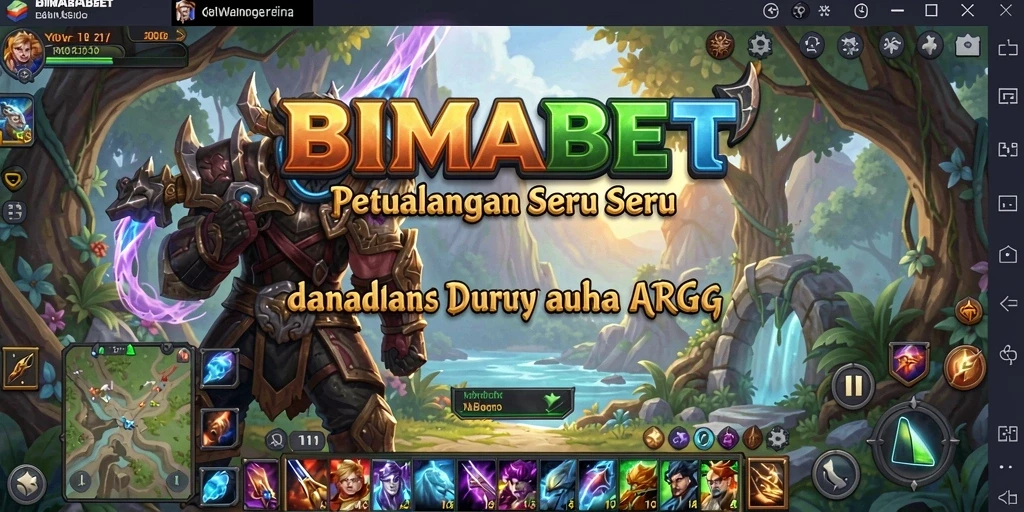 Tampilan gameplay epic dalam <strong>BIMABET</strong> dengan aksi pertempuran yang intens.