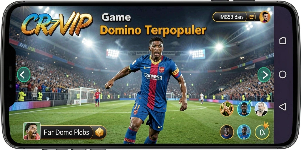Tampilan gameplay menarik dari CR7VIP dengan klip permainan Domino yang seru.