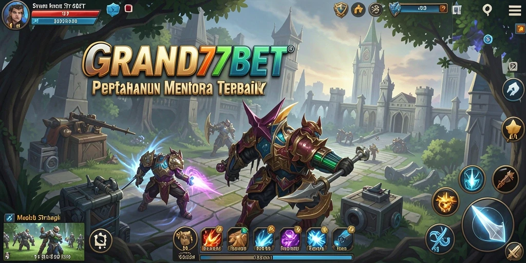 Tangkapan layar gameplay Tower Defense GRAND77BET yang menarik dan menegangkan.