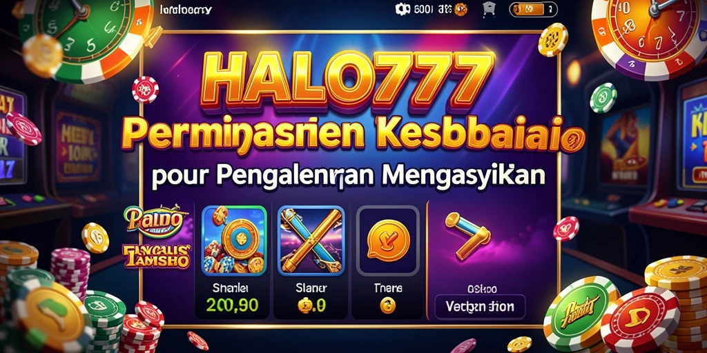 Tampilan menarik dari gameplay HALO777 yang mendebarkan.