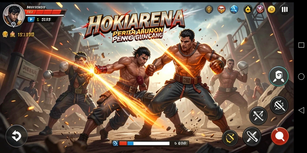 Gameplay menarik di arena pertarungan HOKIARENA.