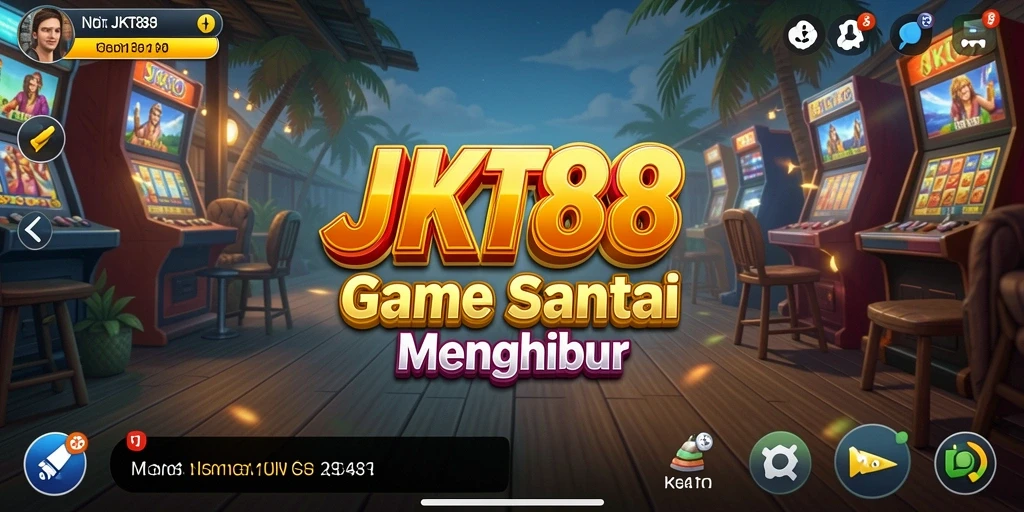 Tangkapan layar utama JKT88 menampilkan gameplay yang menarik dan cerah.