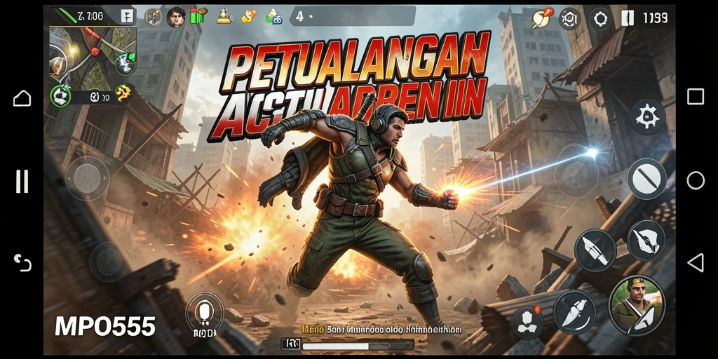 Tangkapan layar menunjukkan gameplay seru MPO555 dengan aksi mendebarkan.