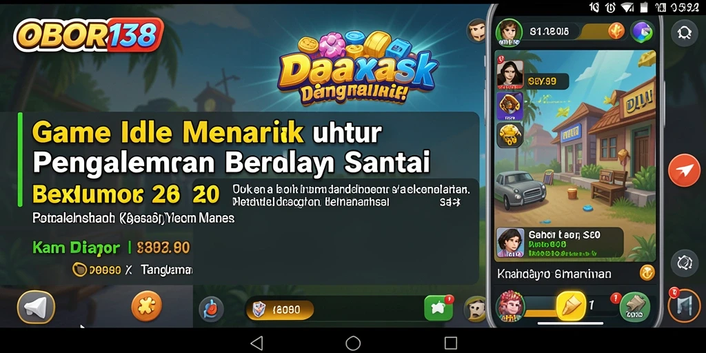 Gameplay OBOR138 menampilkan kemajuan santai yang menyenangkan.