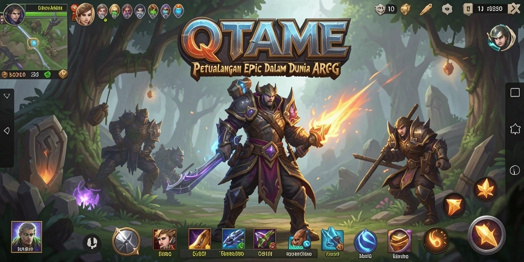 Menampilkan pertempuran seru dan grafis menakjubkan dalam QTGAME.