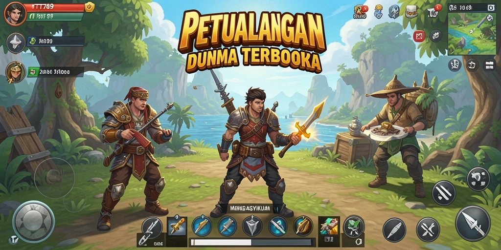 Gameplay Open World yang menakjubkan dan mengesankan.