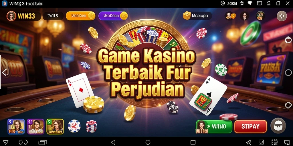 Tampilan gameplay mengesankan dari WIN33 dengan suasana kasino yang nyata.